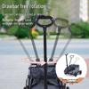 Portable Folding Pet Stroller and Shopping Cart