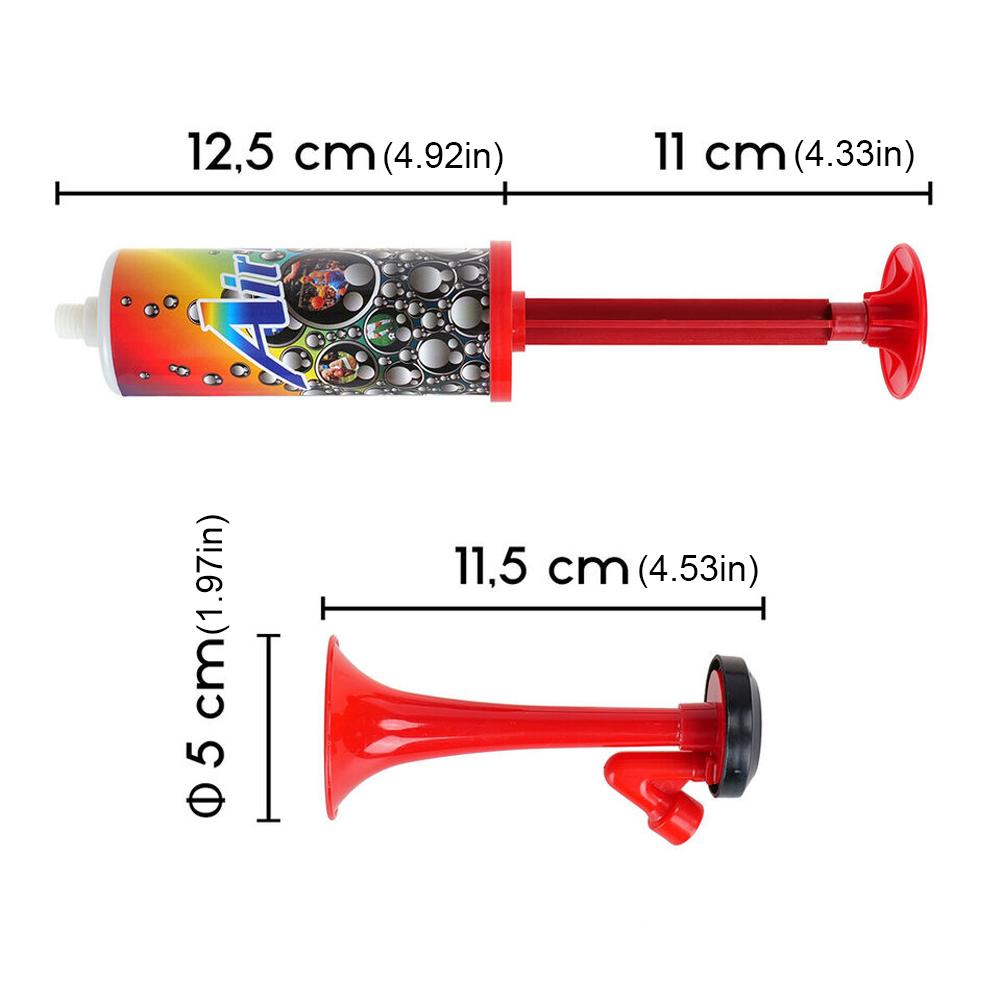 

Футбольная фанфара, многоразовый стадионный горн для футбола, футбольный воздушный горн для болельщиков для лодочных прогулок, спортивных мероприятий, вечеринок по случаю дня рождения