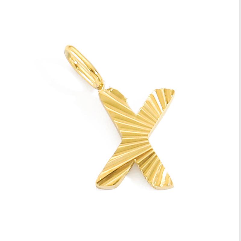 Alphabet Charms: Stainless Steel Letter Pendants - Personalized Jewelry Accessories