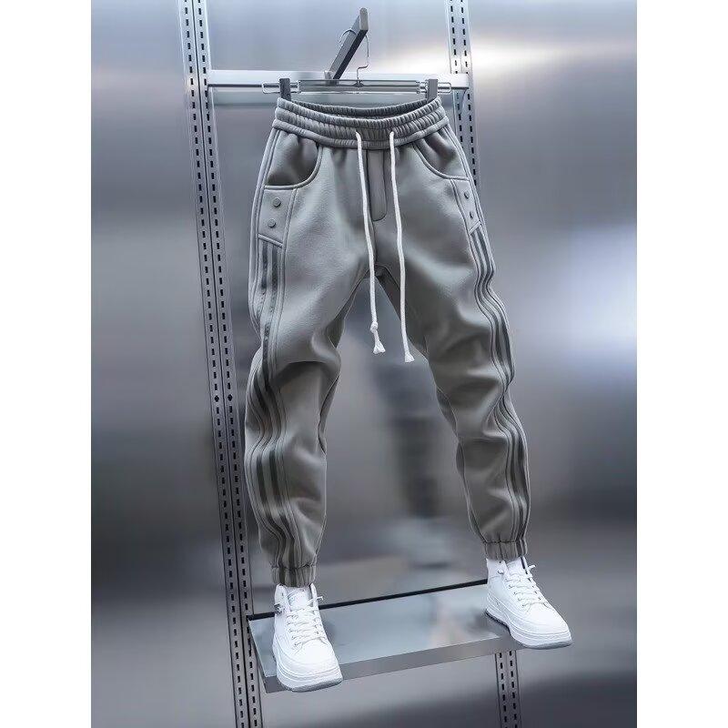 

Spring Men s Y2K Loose Casual Pants Trendy Jogger Multifunctional Fashionable and Versatile Small Feet Sports Pants XL