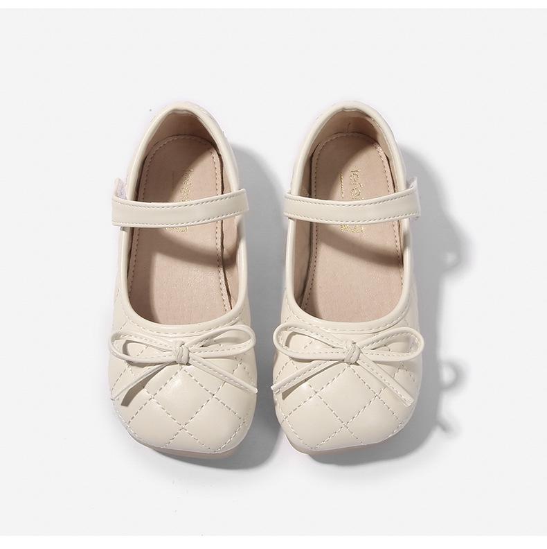 Girls' British-Style Leather Shoes - Spring/Autumn Soft Sole Flats for Little Princess.