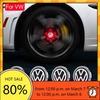 For VW Jetta MK5 Golf VW 4pcs Hub Led Lights Cap Car Floating Illumination Wheel Center Covers Caps For Volkswagen Go