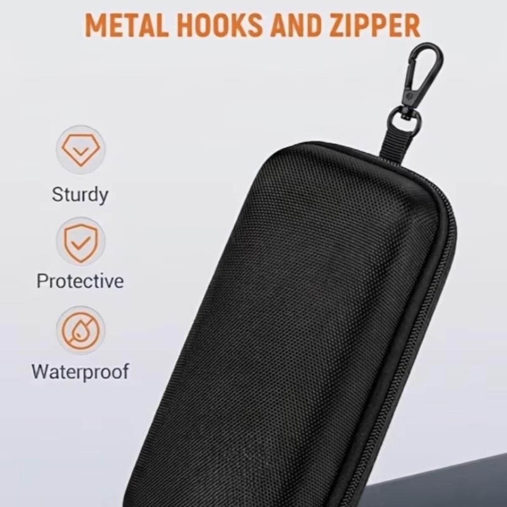 Hard Shell Eyeglasses Case Shockproof Double Compartment Case Travel Accessory