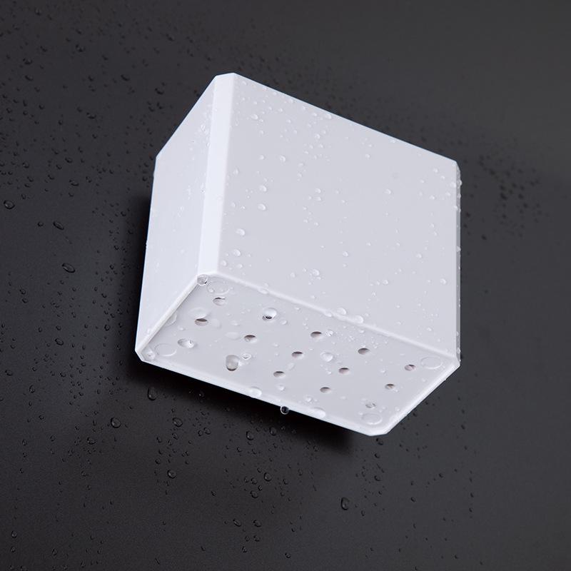 No-Drill Bathroom Wall Shelf for Electric Toothbrush, Comb, Shaver, and Toothpaste Storage