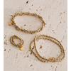 Yhpup Handmade Beads Jewelry Stainless Steel Elasticity Bracelet Bangle Ring Waterproof Fashion Summer Popular Jewelry Wholesale