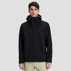 Men's Winter Outdoor Windproof Waterproof Lightweight Hooded Cotton Jacket with Double Zipper and Temperature-Locking Warmth.