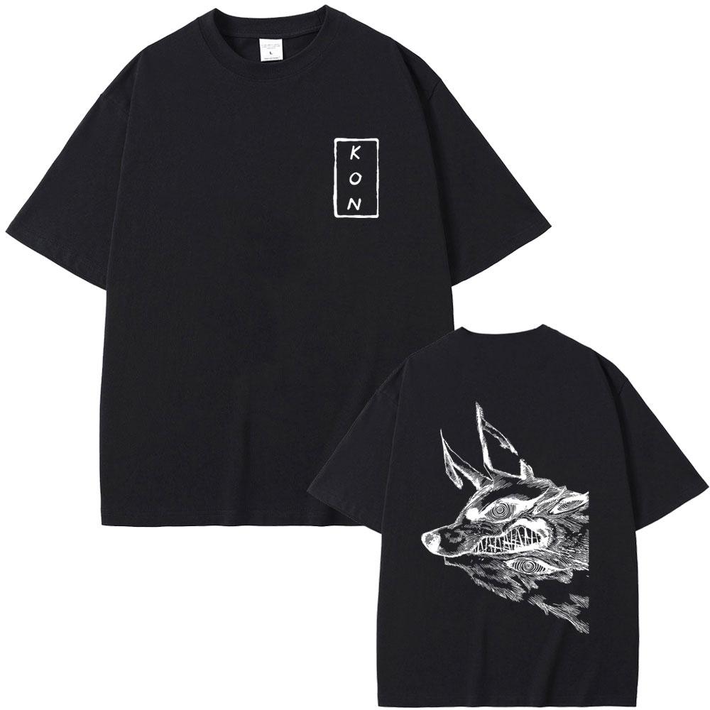 Hot Sale Anime Chainsaw Man Hayakawa Aki Summon Fox Devil Kon Graphic Tshirts Men Fashion Vintage T Shirts Manga Lovers Gift