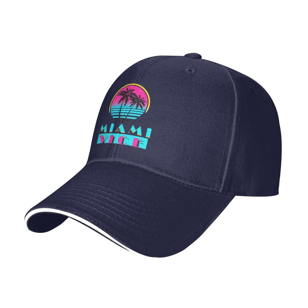 Miami Vice Round Lightweight Hats Woman Hats For Men Baseball Cap Men