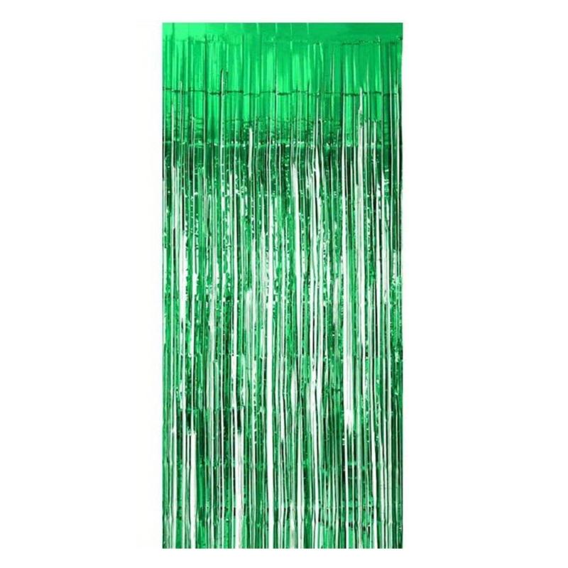 Metallic Tinsel Curtain Photo Booth Door Hanging Streamers Backdrop Birthday Wedding Bachelorette Party Decoration