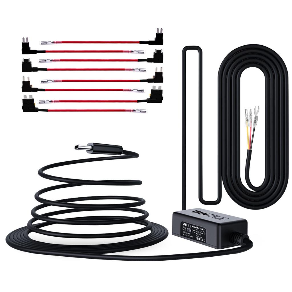 VANTRUE VP03 Direct Connection Power Cable Type C Port N5/N4 Pro/N2X/S1 Pro/N4/E3/E2/E1/E1Lite/N2S/N2P/X4S/X4S DUO/T3 Drive