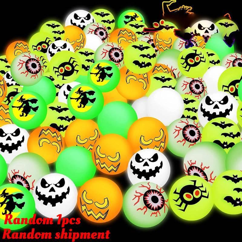 

3230mm Durable And Glowing Rubber Ball Toy For Halloween StyleB