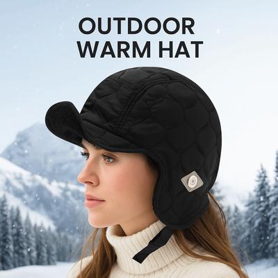 Ear Protective Outdoor Ski Hat Fleece Winter Plush Hat Mountaineering Hat Cycling Thermal Hat  Men