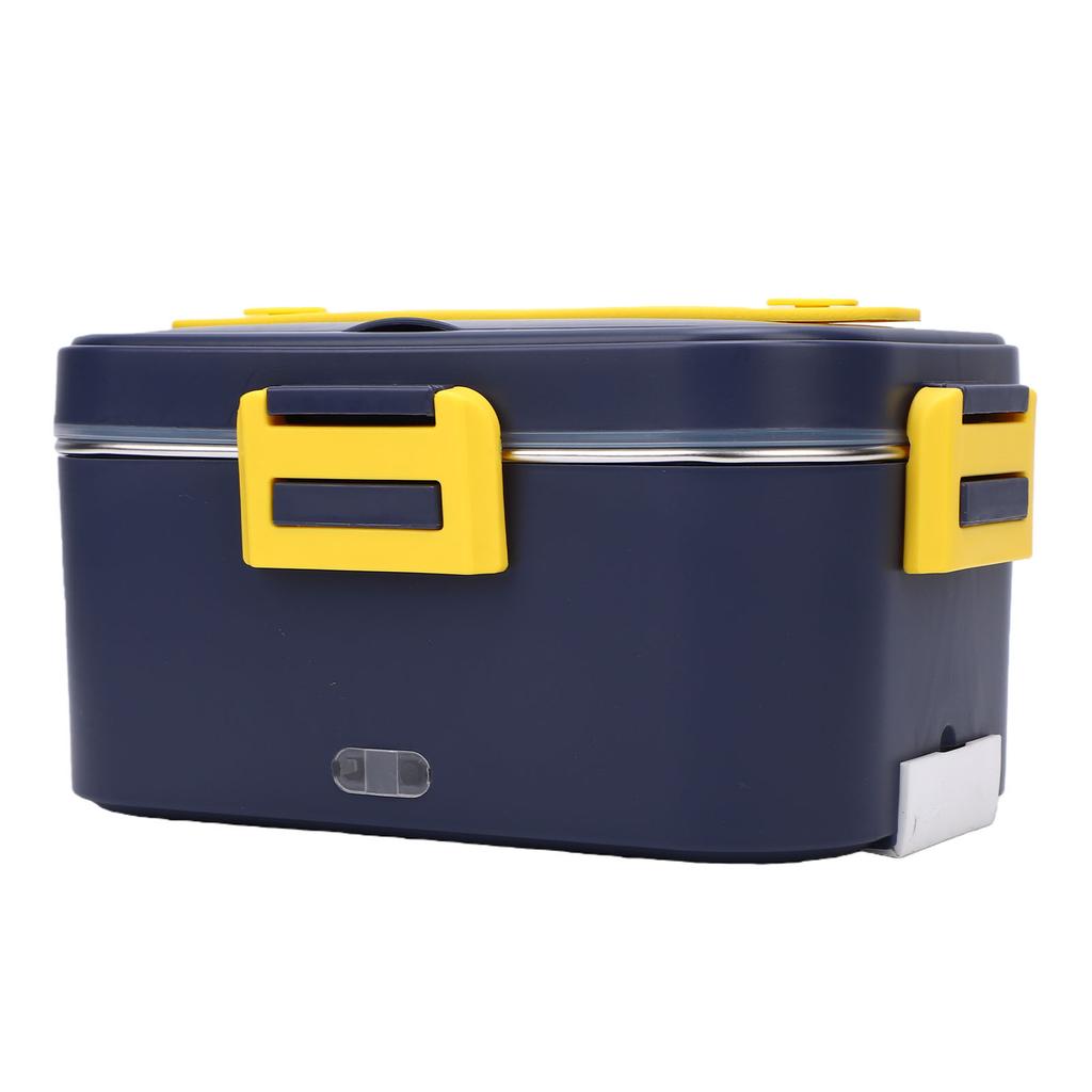 Electric Lunch Box Portable Lunch Warmer Stainless Steel Food Container Leakproof for Car Home Office Use Purple Yellow