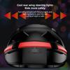 Smart Motorcycle Helmet with Bluetooth Audio, Adjustable Fit and Rear LED Turn Signals