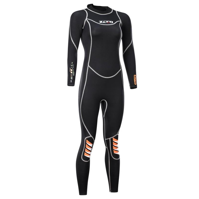 ZCCO 3MM Diving Suit Men With Thick Warm Swimsuit Women Snorkeling One-piece Long-sleeved Jellyfish