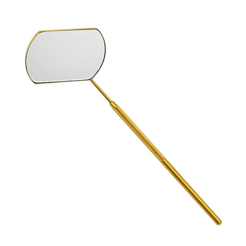 Handheld Stainless Steel Eyelash Extension Inspection Mirror