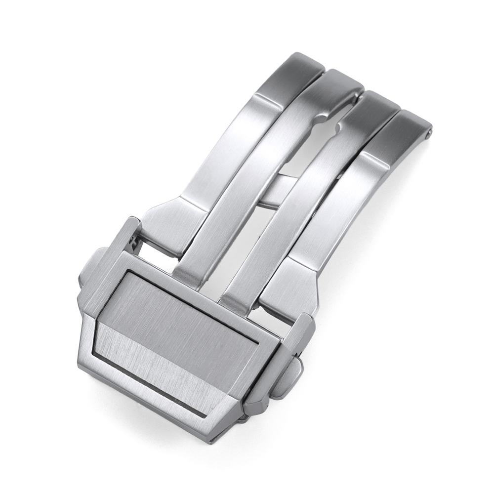 

Складная цельная часовая застежка для Hublot 20 мм 22 мм серебристая с двойной фиксацией матовая застежка из нержавеющей стали застежка для ремешков аксессуары 20mm серебряный