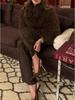 Available Now: 2024 Women's Fashion Solid Color Faux Fur Coat - Warm, Fuzzy, Long Sleeve Winter Outerwear.