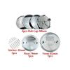 7Pcs Car Hood Front Rear Trunk Emblem Badge For BMW Original Logo All Black E36 E46 E53 E90 E60 E93 E87 G01 G20 X3 X5 F30 F20 X6