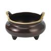Holder Chinese Three Legs Burning Stand with Elegant Ear Handles Peace Creator Home Decoration