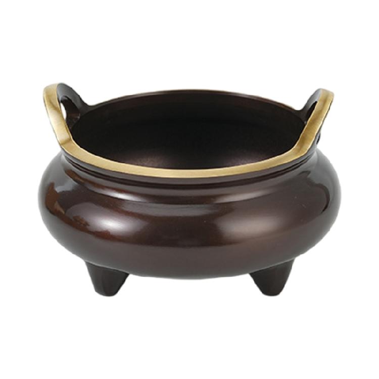 Holder Chinese Three Legs Burning Stand with Elegant Ear Handles Peace Creator Home Decoration