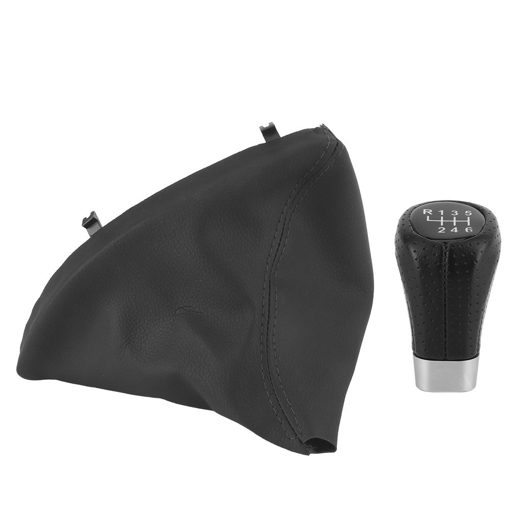 6 Speed Car Shift Knob with Dustproof Cover Fit for 3 Series E90E91E92 2004?2013 LHD