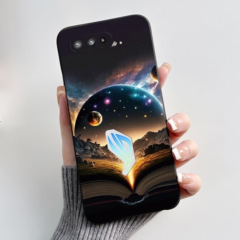 Casing For Asus Rog Phone 5 Rog 5s ZS673KS ZS676KS Case Luxury Dragon Cute Cool Boys Girls Soft Black Matte Silicone Back Cover