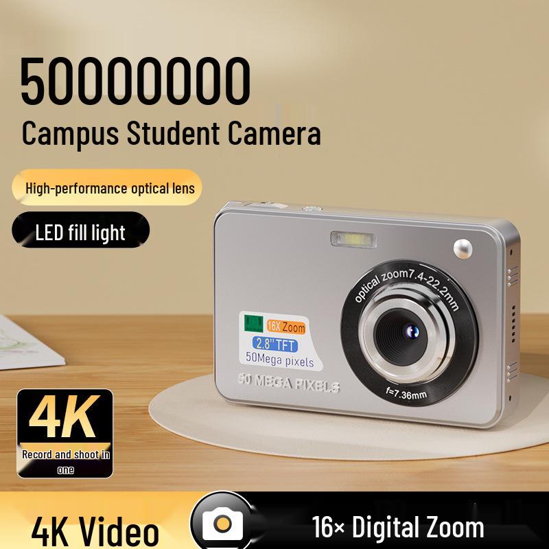 CCD HD Digital Camera for Students: Campus Classic, Vlog & Video Recording Children's Camera