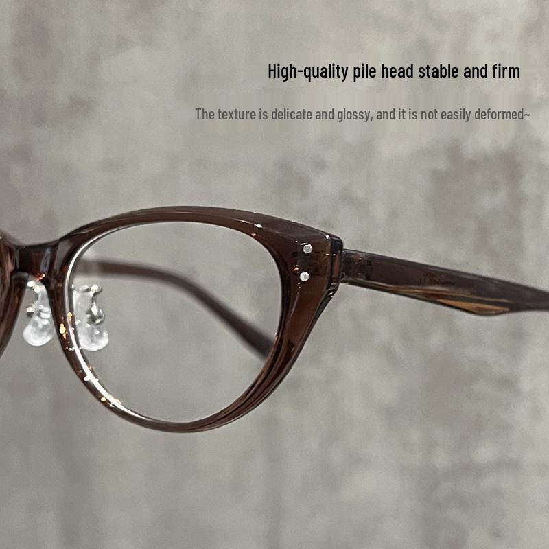 Gradient Cat-Eye Anti-Blue Light Glasses for Women - Slim Face Enhancer 23135 - Bare Face Optics.