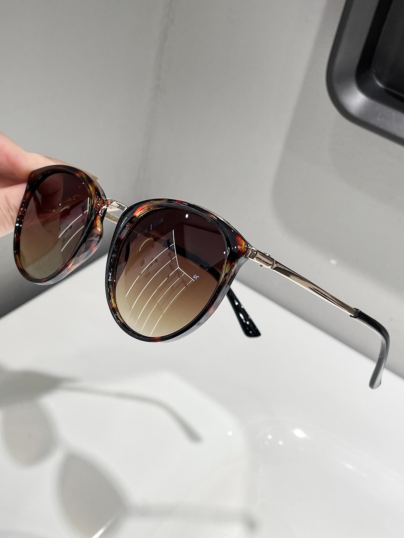 

1PC Y2K Basic round Frame Fashion Glasses Unisex Suitable for Daily Wear Photography Driving European Style Optical Glasses