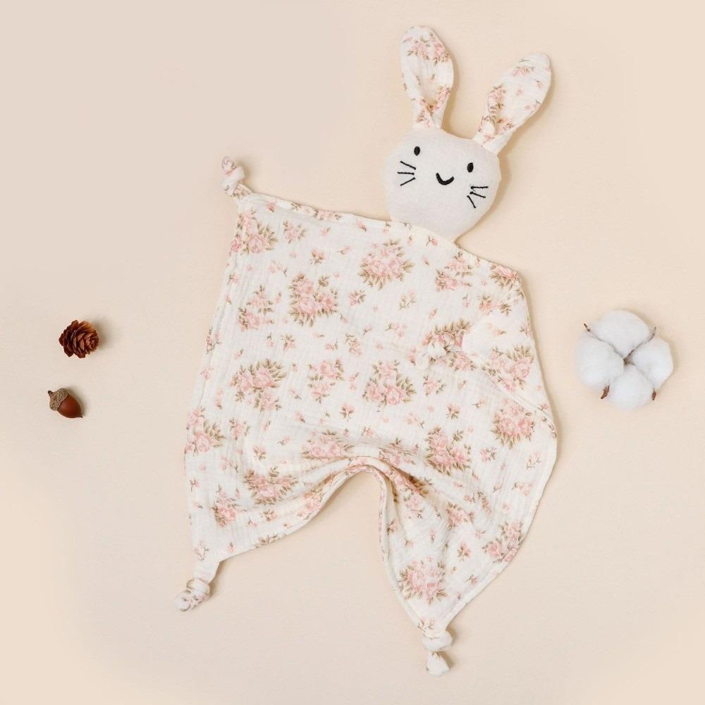 Printed Design Muslin Comforter Blanket Soft Material Cute Cat Kids Sleep Toy For Kids