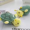 Adorable Plush Turtle Bee Keychain Soft Crystal Velvet Stuffed Animal