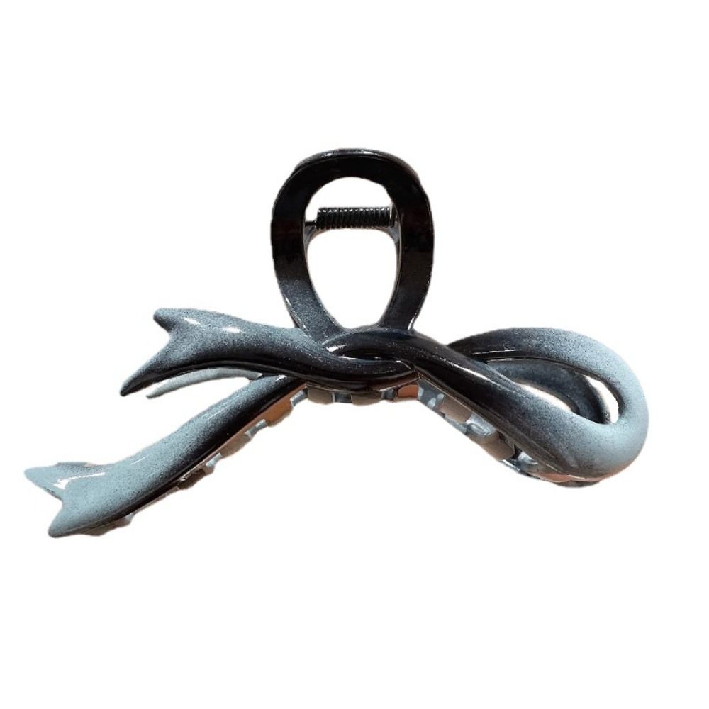 

Cute Hairpin Bowknot Hair Clip Acrylic Large Shark Clip Fashion Bow Hair Claw Girl style 4