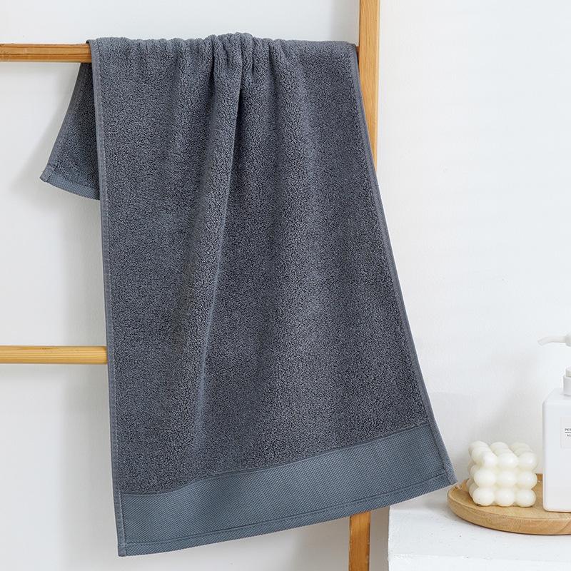 

Утолщенное полотенце из чистого хлопка для мытья лица взрослых, длинноворсный хлопок для гостиниц, мягкий водопоглощающий хлопок 35*75cm