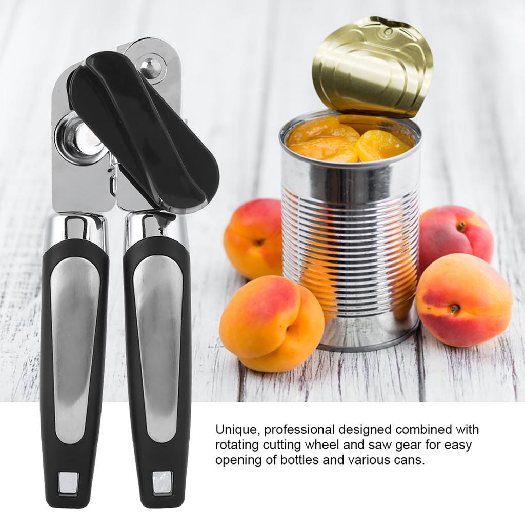 Edelstahl Dosenöffner Multifunktions Handdosenöffner für Glasflasche Küchenwerkzeug