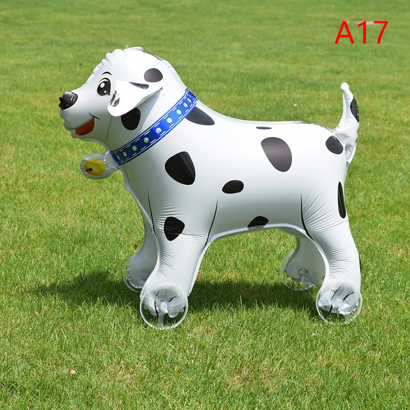 4D Cartoon Foil Balloons Elephant Stand Walking Balloon With Wheel For Kids Birthday Party Decoration Baby Shower