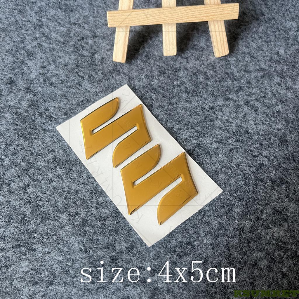 For 3D Suzuki Logo Motorcycle Sticker Decals Tank Emblem