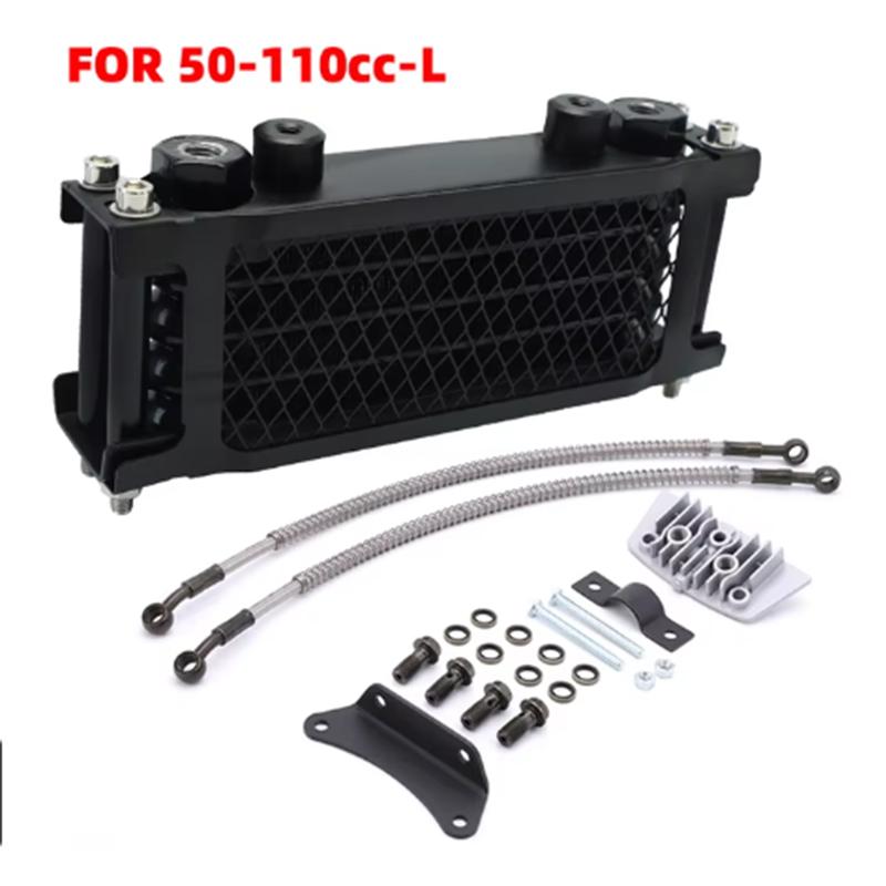 Oil Cooling Cooler Radiator Oil Cooler Set Motorcycle For 50 70 90 110 125 140cc Dirt Bike Monkey Bike DAX Pocket Bike ATV Moto