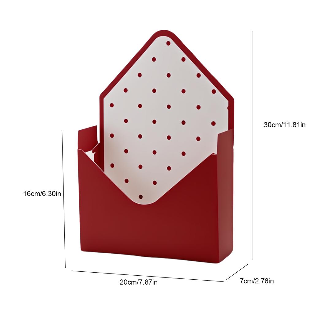 Valentine Envelope Gift Box Multifunctional Hand Folding Flower Bouquet Packaging Box for Mother Day Wedding Birthday Party