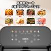 SAMKYO Air Fryer Large Capacity for People Air Fryer Visible Window Touch Panel Japanese Recipe Included Air Fryer Machine Rapid Cooking Fryer Healthy