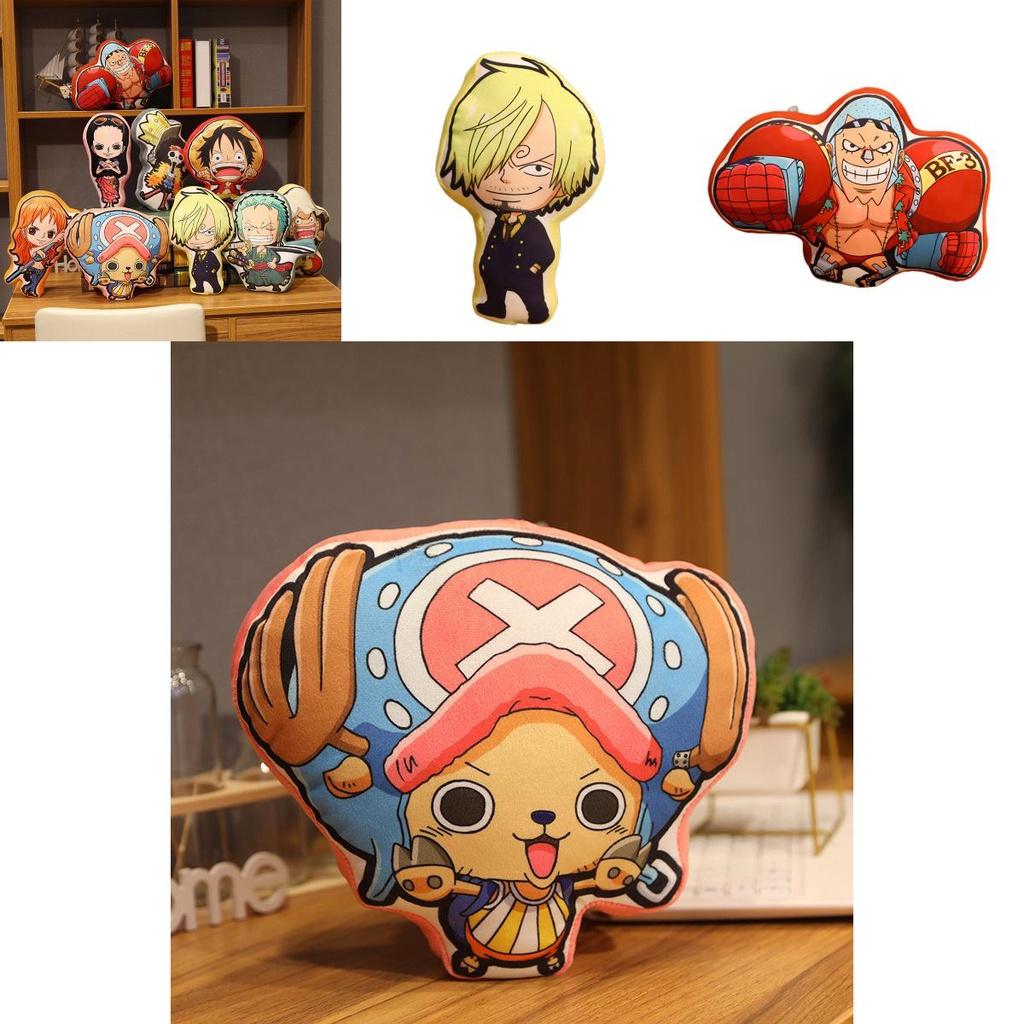 Creative One Piece Plush Pillow Cartoon Luffy Zoro Chopper Cushion Kids Festival Gift Characters)
