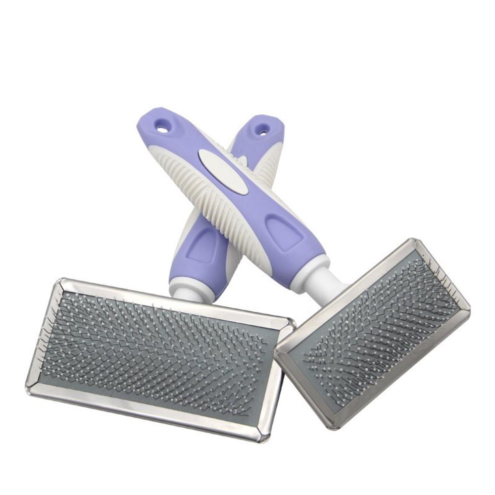 Dog Brush Pet Hair Remover Massage Dog Hair Brush Stainless Steel Combs for Cats Cleaning Tools Pet Grooming Dogs Accessories