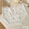 Female Summer New Lovely Lace Lace Extended Antibacterial Crotch Breathable Waist Triangle Briefs