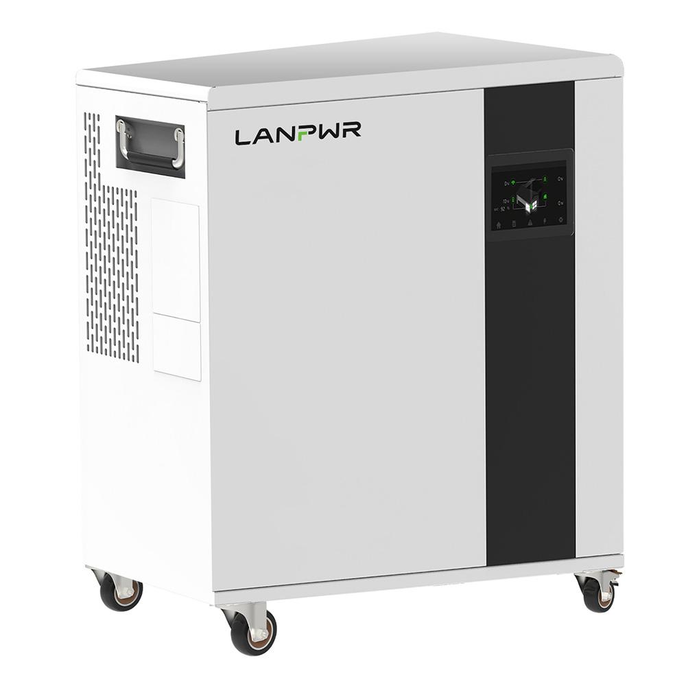 LANPWR UFox Plus 35E Solar Power Station, 3500W 5120Wh Solar Generator, LiFePO4 Battery, Off-Grid Inverter, Expandable & APP Control