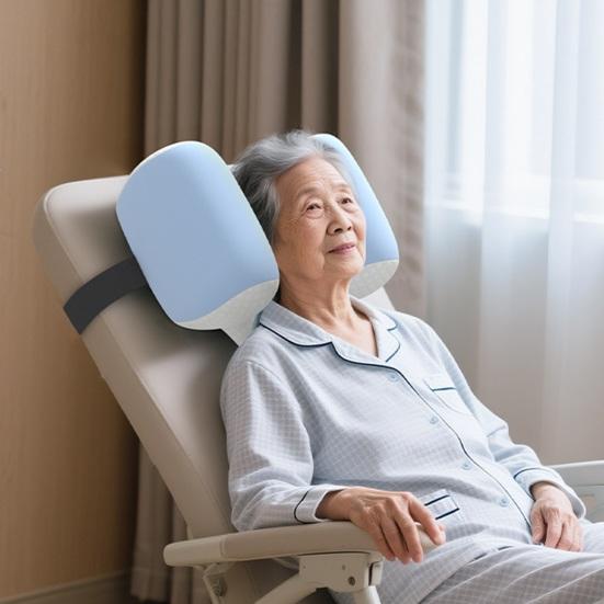 Contour Memory Foam Pillow Orthopedic Sleeping Pillow Cervical Neck Pillow Prevents Side Sleeping for Back Stomach Sleepers Postoperative Recovery