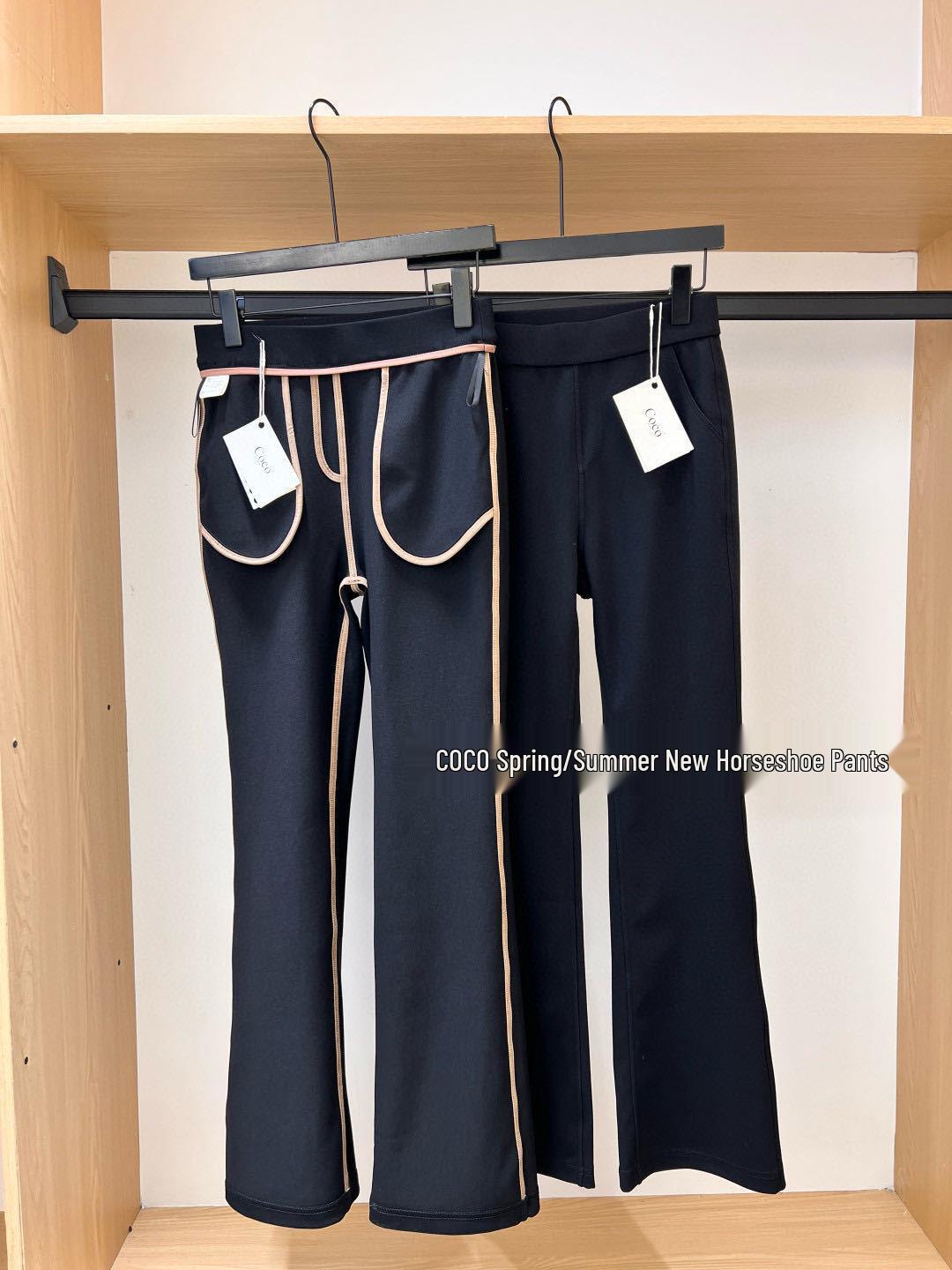 

CocoAaliyah S/S Black Bandage Horseshoe Micro Flare Pants Model 807 XL (60-65kg) чёрный