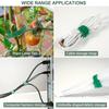 100Pcs Adjustable Plant Ties Christmas Wreath Hanging Straps Nylon Garden Cable Straps Xmas Tree Railing Tie Stair Door Banister Decoration