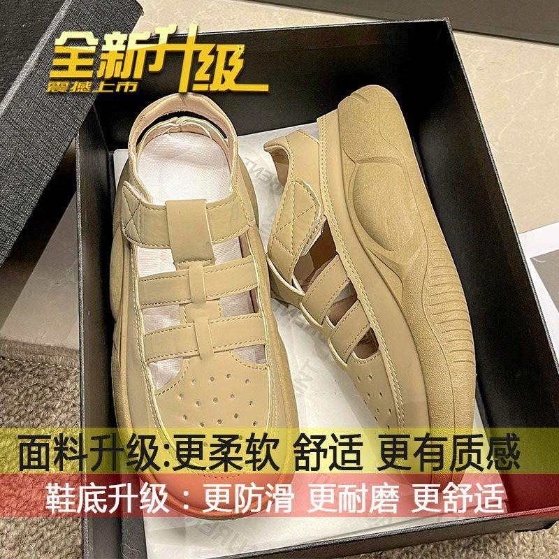 

Модные повседневные спортивные сандалии на платформе, женские сандалии с сумкой на щиколотке, универсальные туфли с отверстиями, летние новые римские туфли 2025 года 40