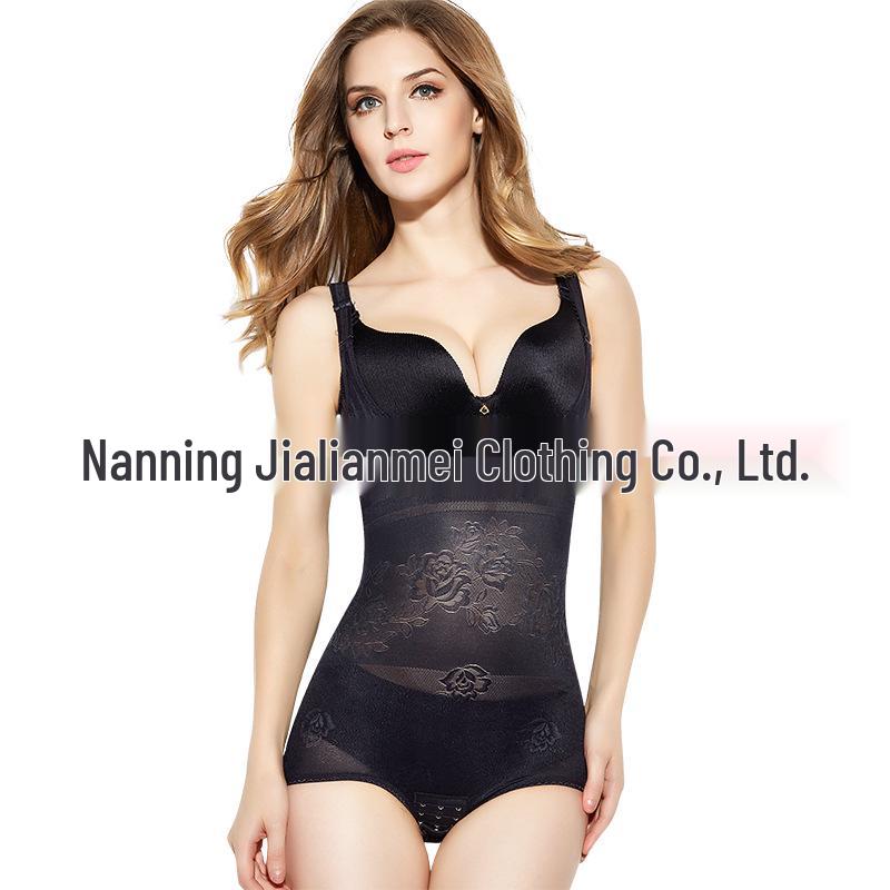 Seamless Body Shaper Tummy Control Bodysuit with Adjustable Straps