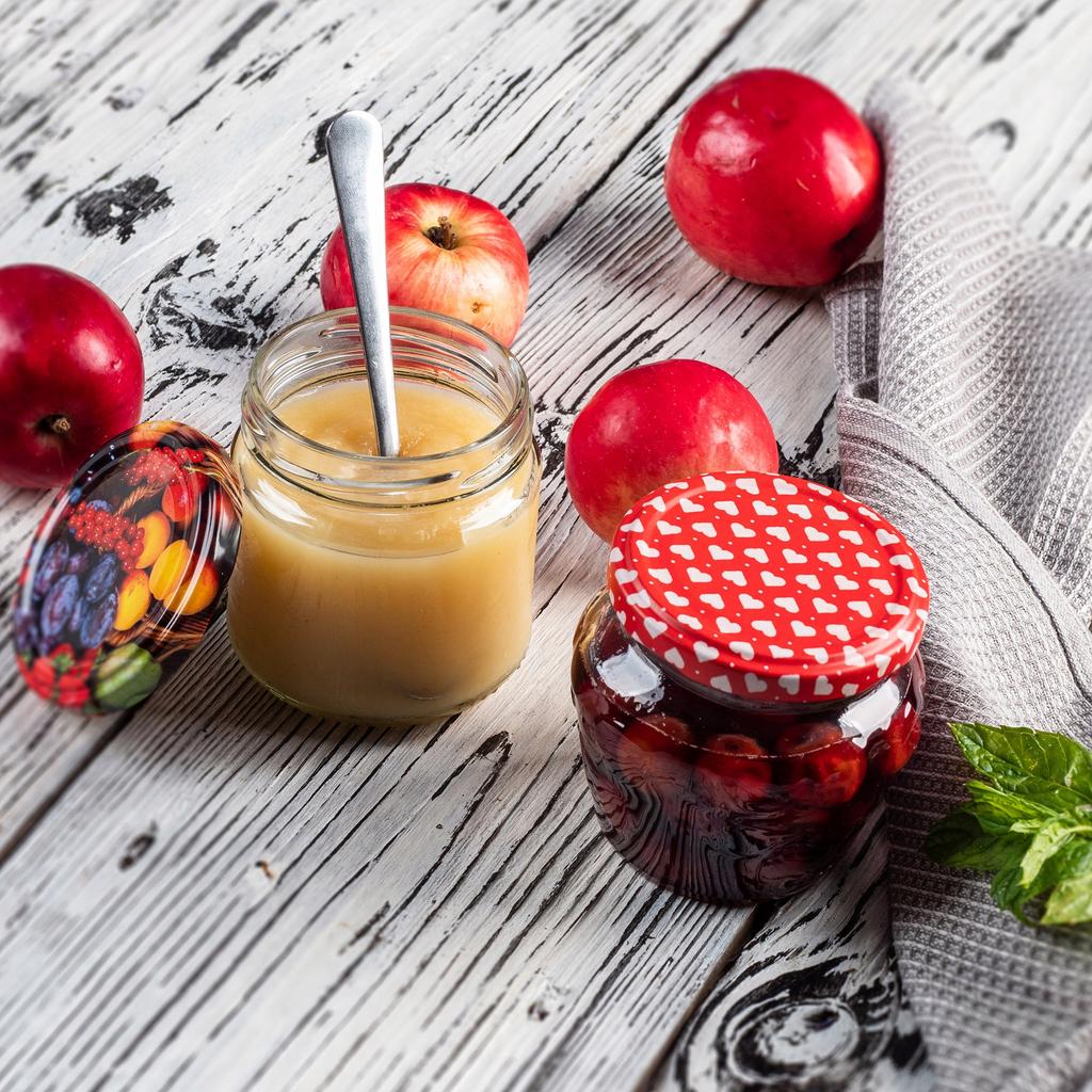 KADAX 10x Glas 200ml Glas für Konserven Marmelade Honig Ohne Deckel